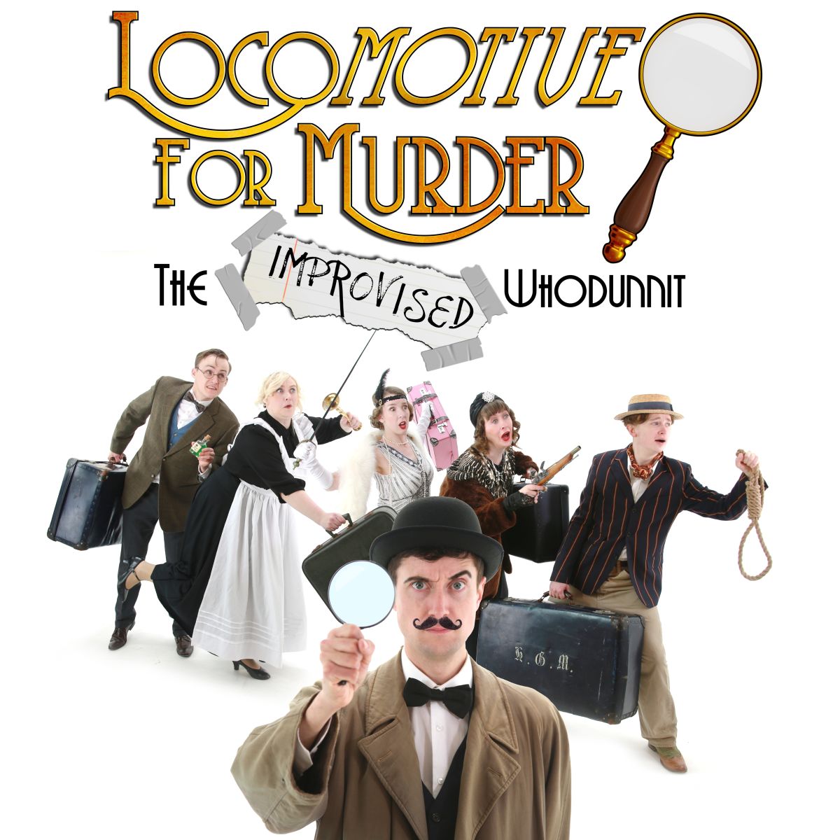 Locomotive For Murder : The Improvised Whodunnit