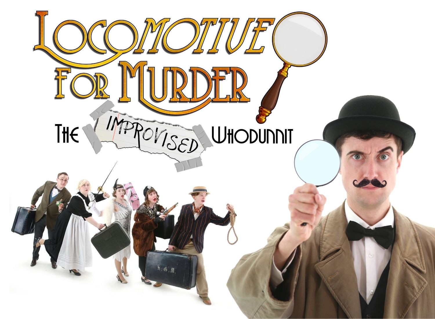 Locomotive For Murder : The Improvised Whodunnit