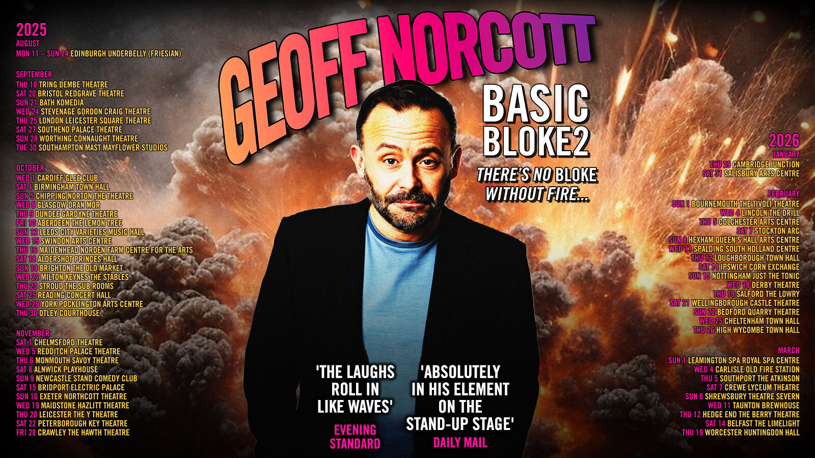 Geoff Norcott - Basic Bloke 2 - There's No Bloke Without Fire