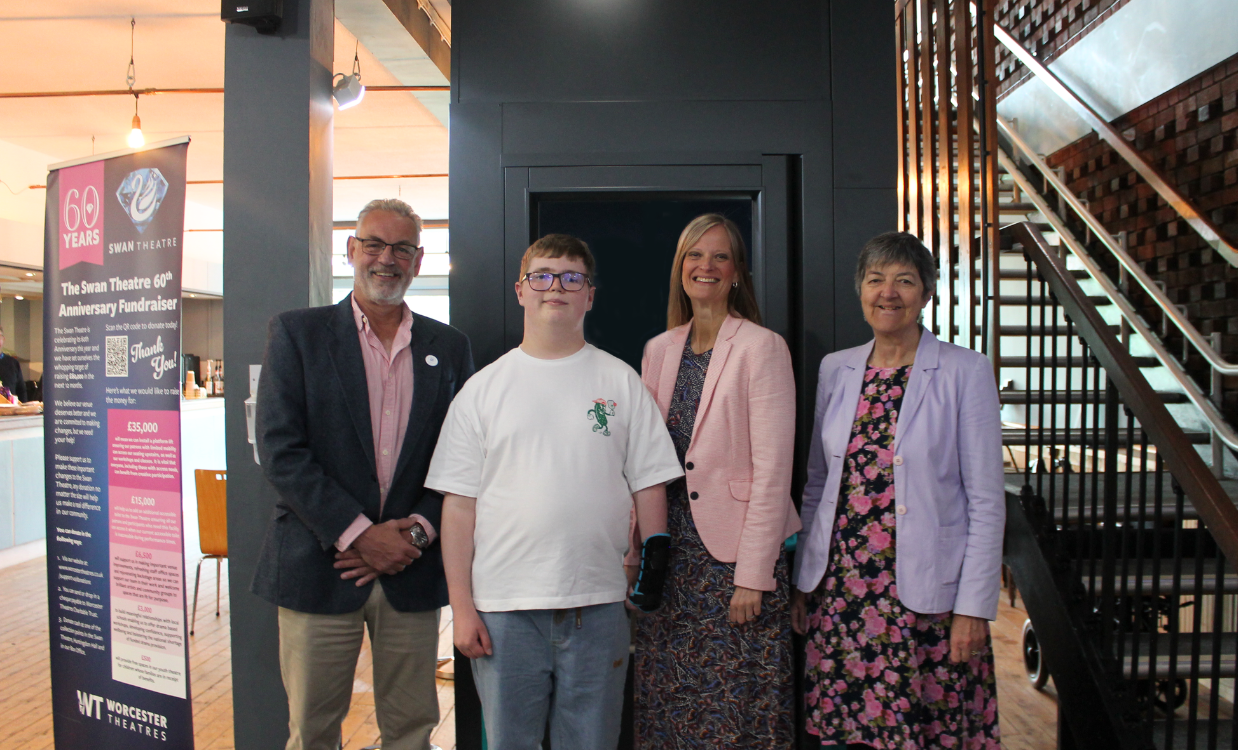 Worcester Theatres Unveils New Accessible Platform Lift at the Swan Theatre