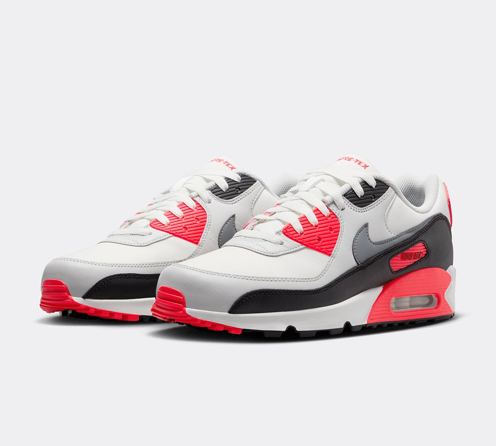 nike air max 90 night silver bright crimson