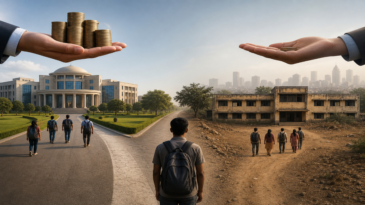 Only 3% in IITs, IIMs, NITs but they take 50% of India’s higher education budget