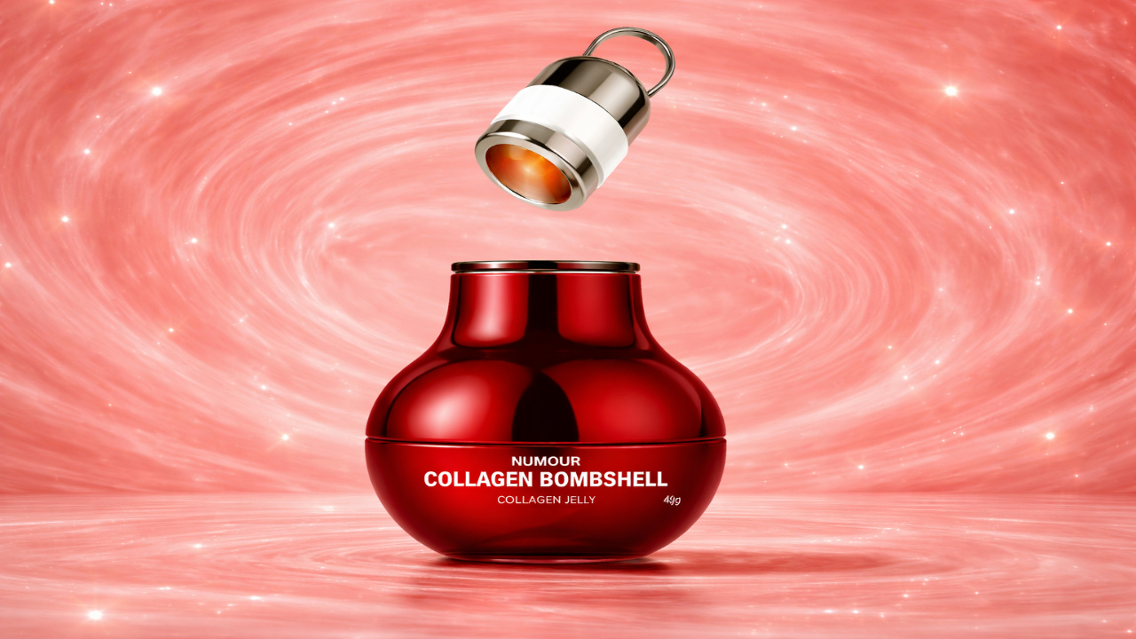Numour Collagen Bombshell Jelly 30g | Smart Jar with Red LED Therapy