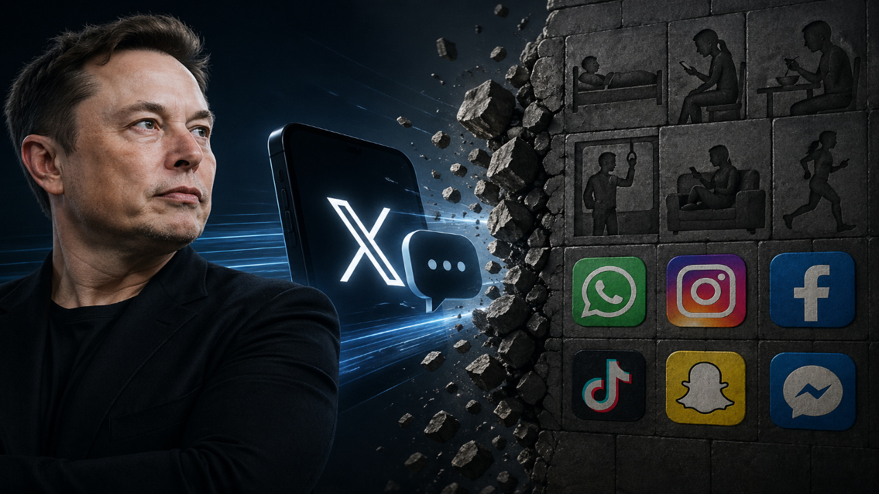 Elon Musk Launches XChat To Rival WhatsApp Amid End-To-End Encryption Controversy: Here's How It's Different
