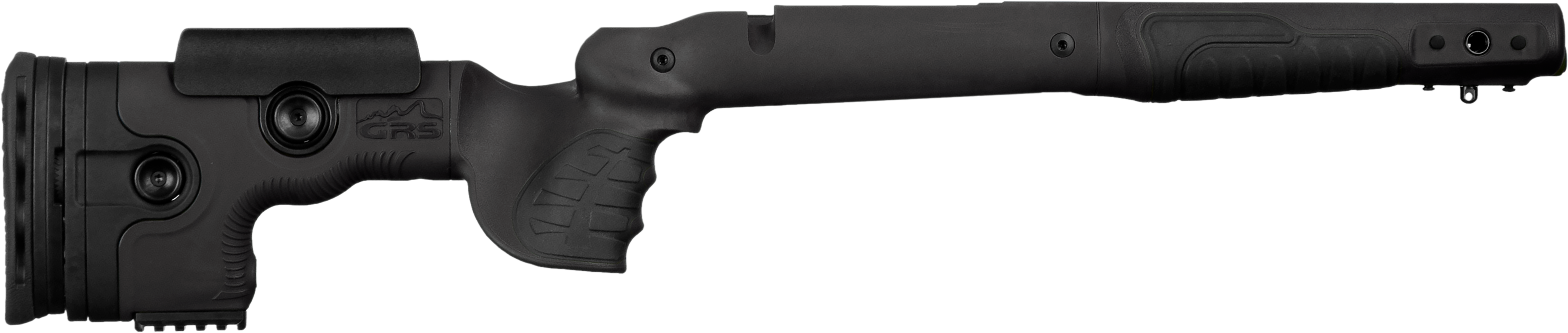 Smart design, many adjustment features, integrated Picatinny Rail mounting systems. GRS Bifrost is the ultimate adjustable rifle stock.