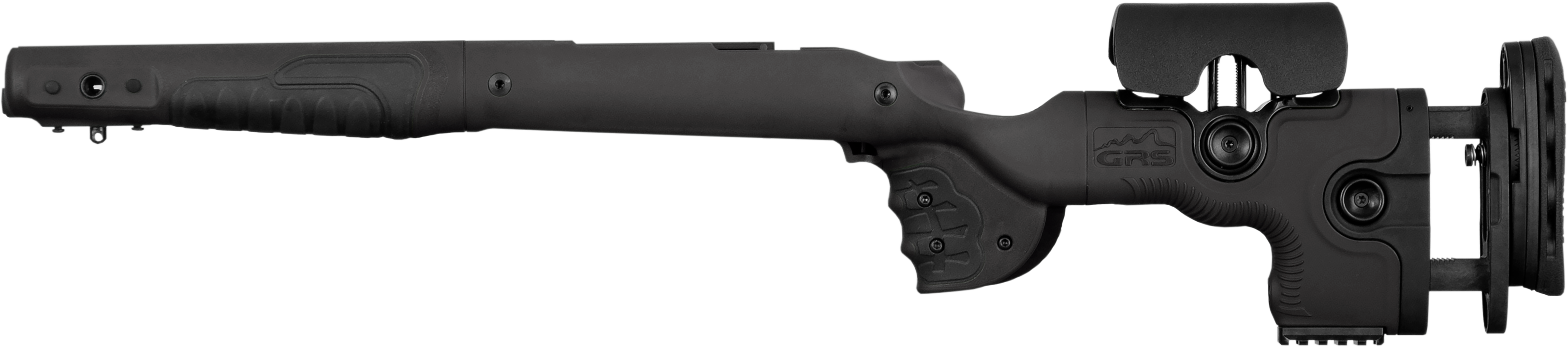 Smart design, many adjustment features, integrated Picatinny Rail mounting systems. GRS Bifrost is the ultimate adjustable rifle stock.