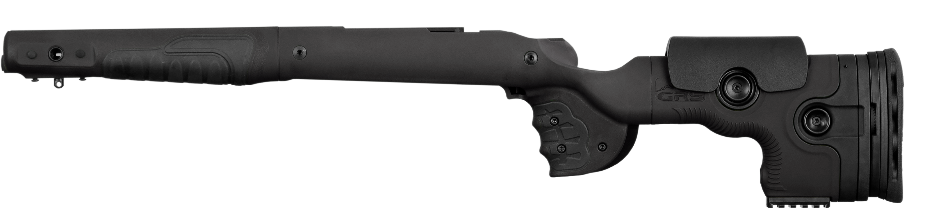 Smart design, many adjustment features, integrated Picatinny Rail mounting systems. GRS Bifrost is the ultimate adjustable rifle stock.