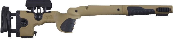 Smart design, many adjustment features, integrated Picatinny Rail mounting systems. GRS Bifrost is the ultimate adjustable rifle stock.