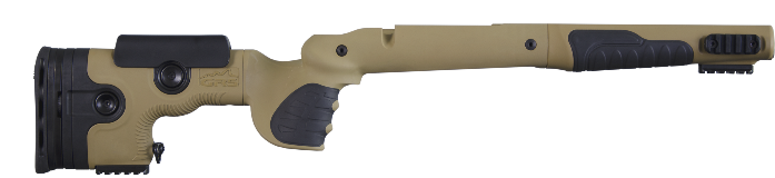 Smart design, many adjustment features, integrated Picatinny Rail mounting systems. GRS Bifrost is the ultimate adjustable rifle stock.