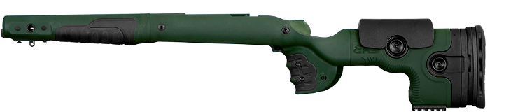 Smart design, many adjustment features, integrated Picatinny Rail mounting systems. GRS Bifrost is the ultimate adjustable rifle stock.