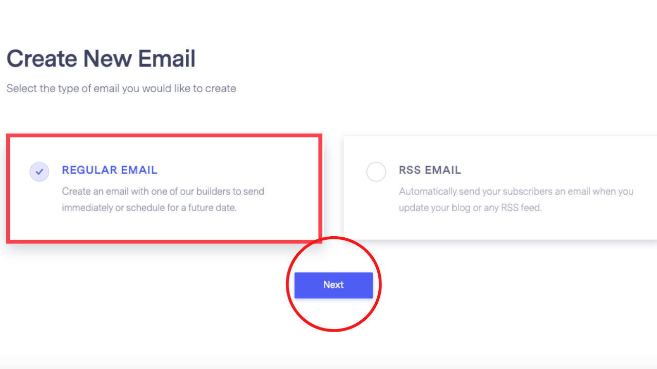 Create A New Email