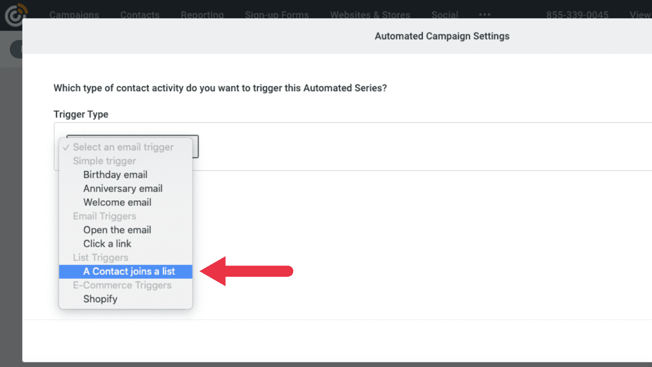 Automation List Type