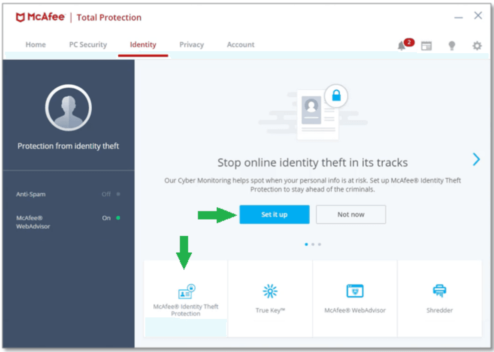 McAfee Identity Theft Protection