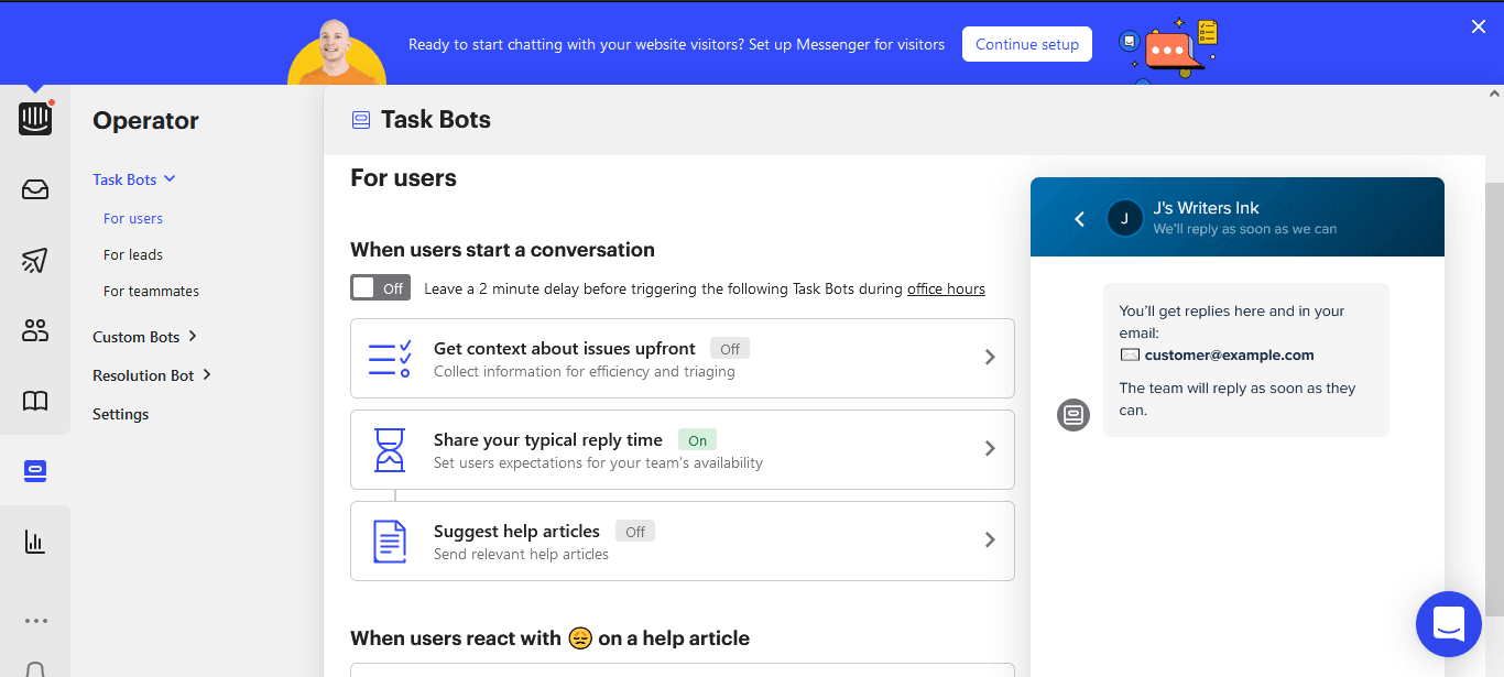 Intercom Automations