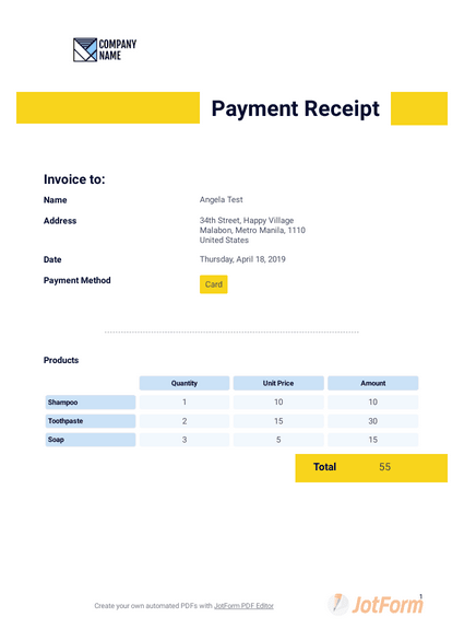 define invoice vs receipt