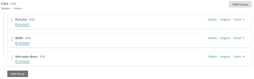 MailChimp List Management