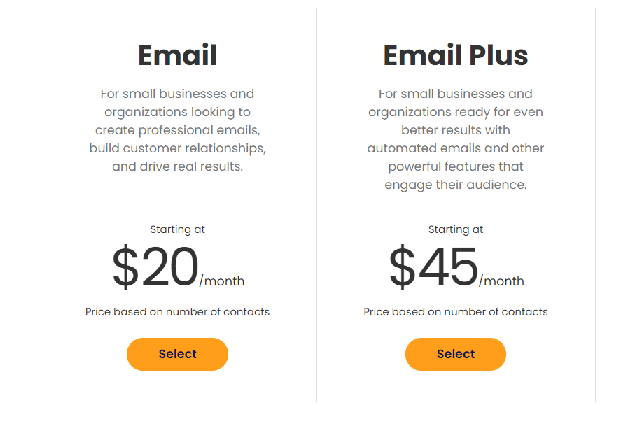 Constant Contact Pricing