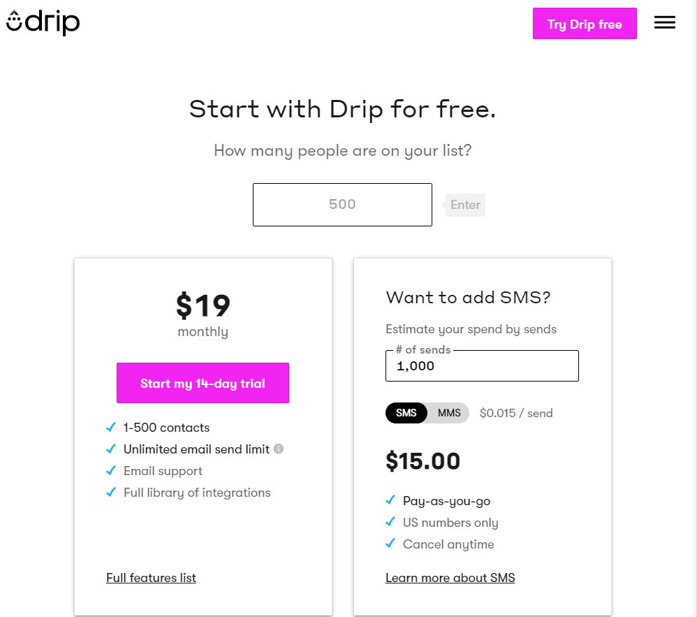 Drip Pricing