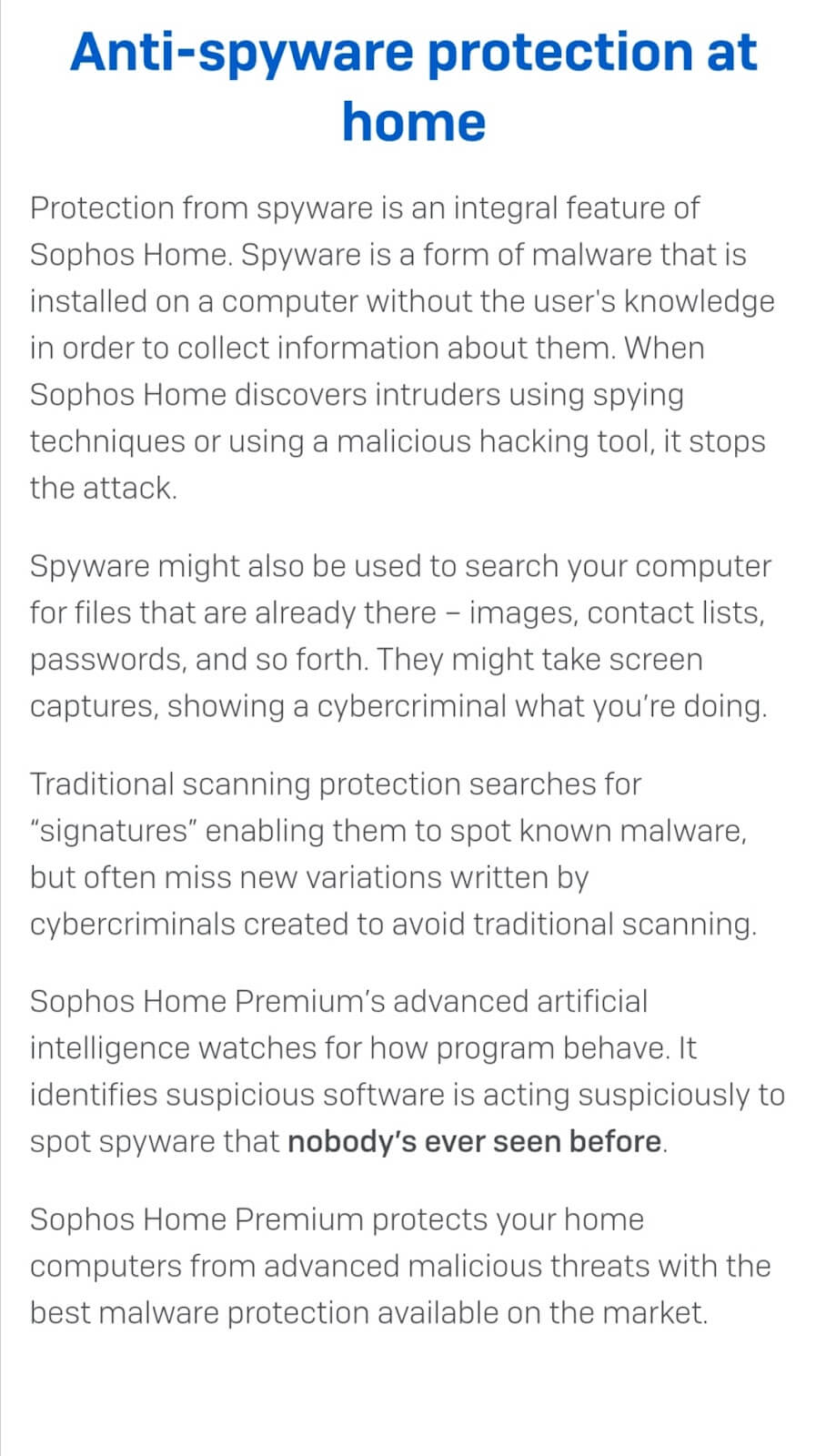 Anti-spyware