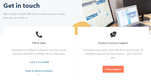 HubSpot Customer Support