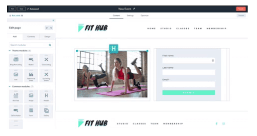 HubSpot Landing Pages