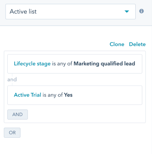 HubSpot Segmentation