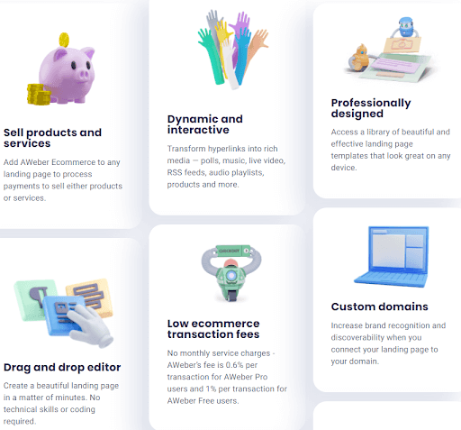 AWeber Landing Pages