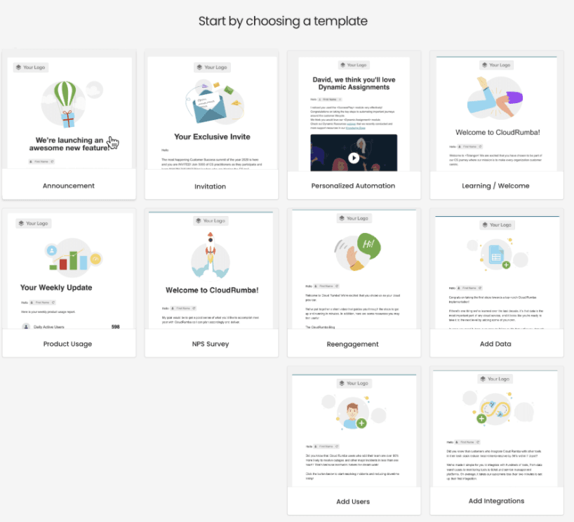 Totango Email Creation