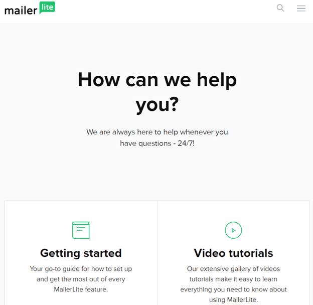 MailerLite Support