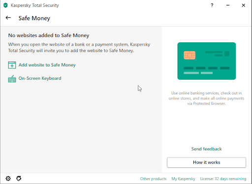 Kaspersky Safe Money