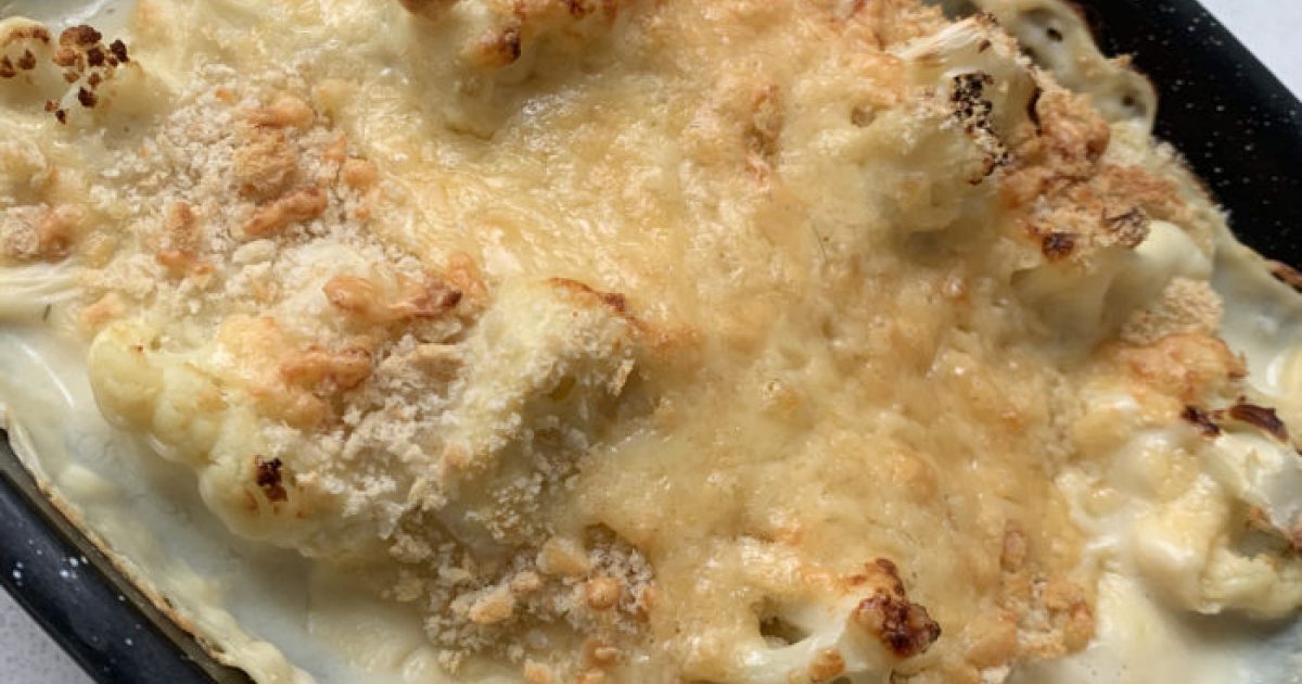 Garlic Cauliflower Bake | Crucials Sauce