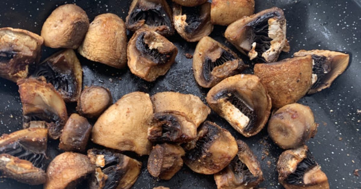 Roasted Garlic Mushrooms | Crucials Sauce