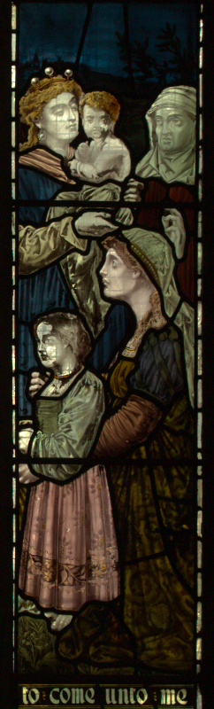 Suffer little children, audience right