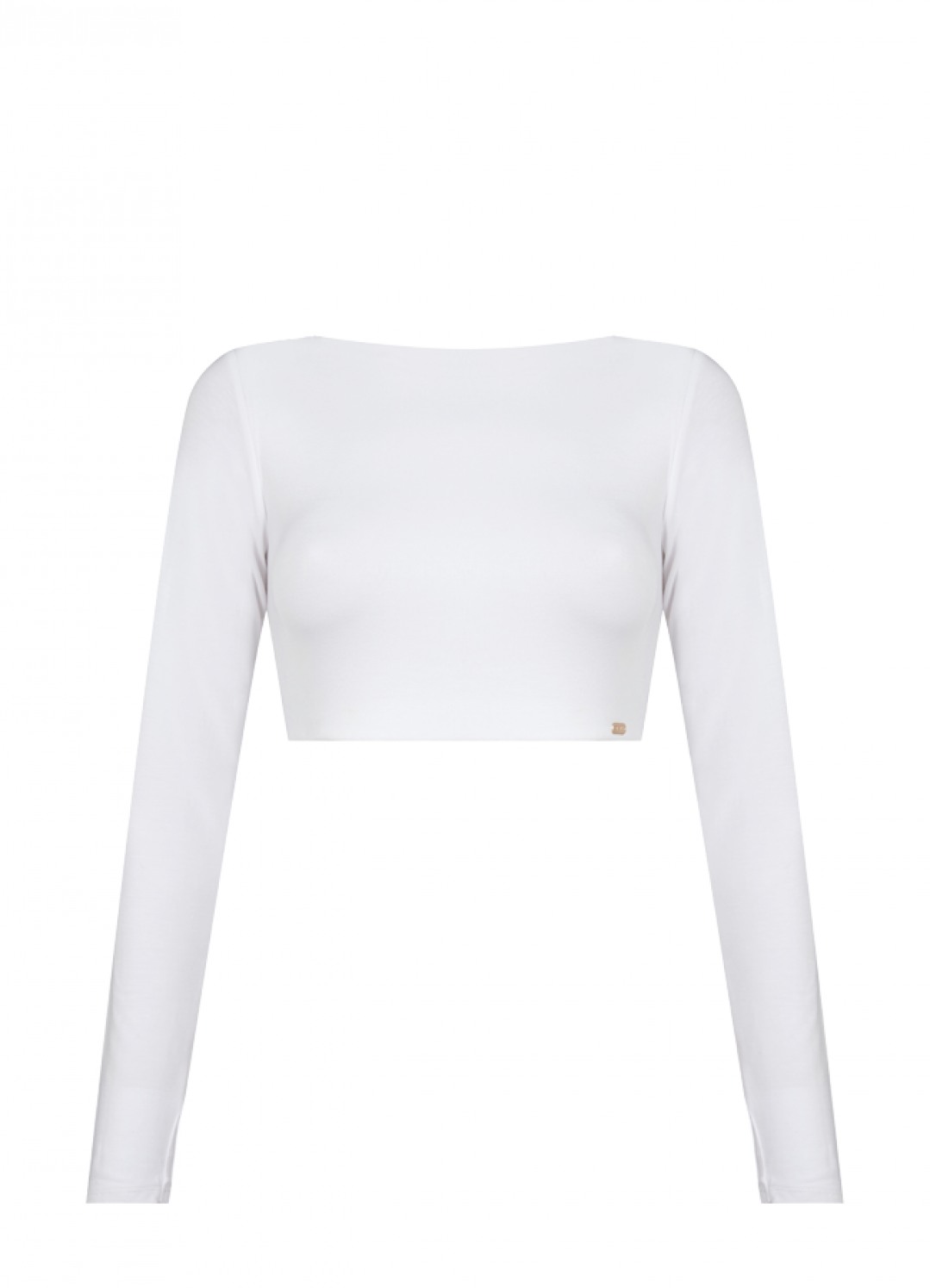 QUINN LONG SLEEVE CROP TOP by  on curated-crowd.com