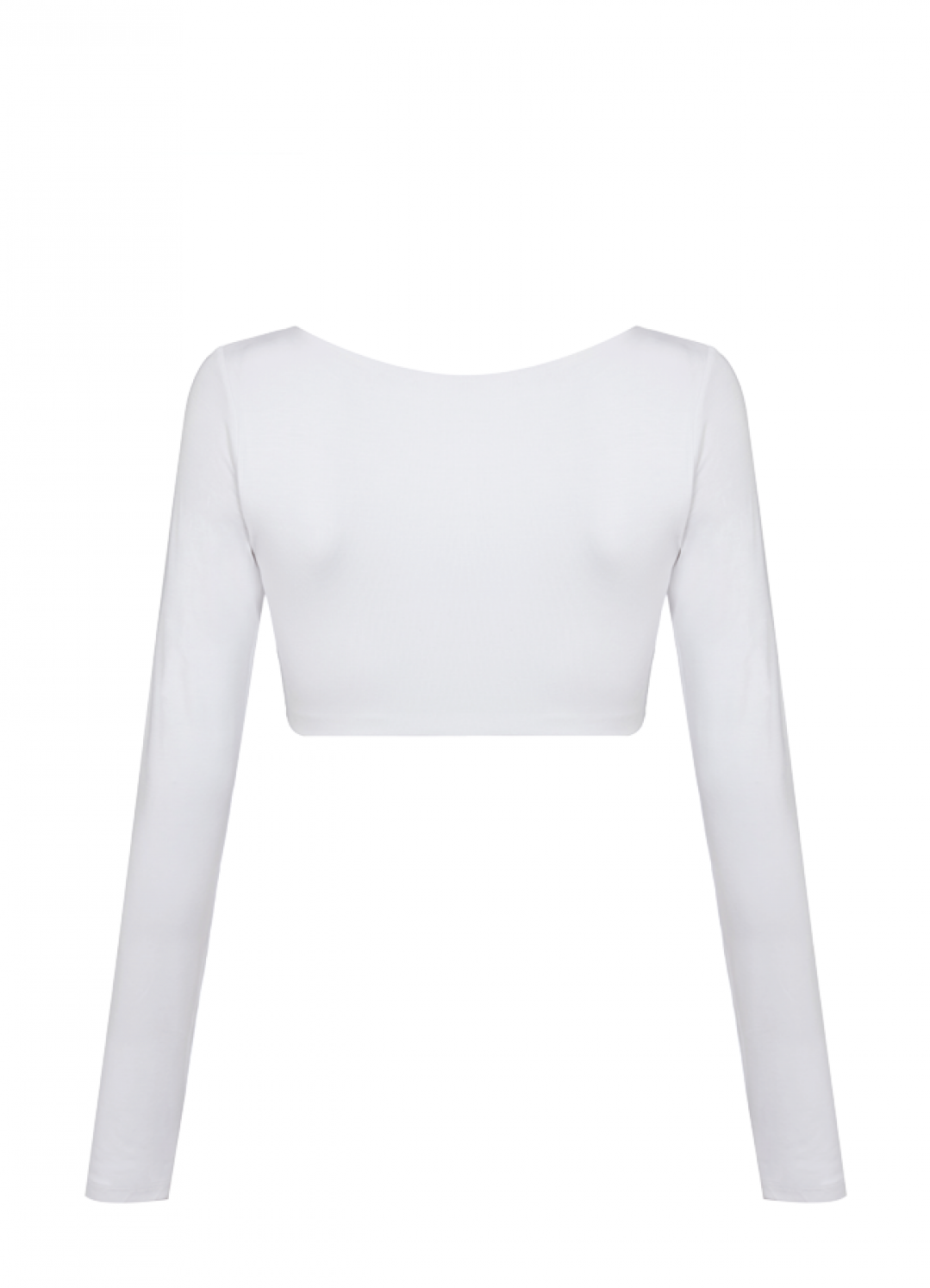 QUINN LONG SLEEVE CROP TOP by  on curated-crowd.com