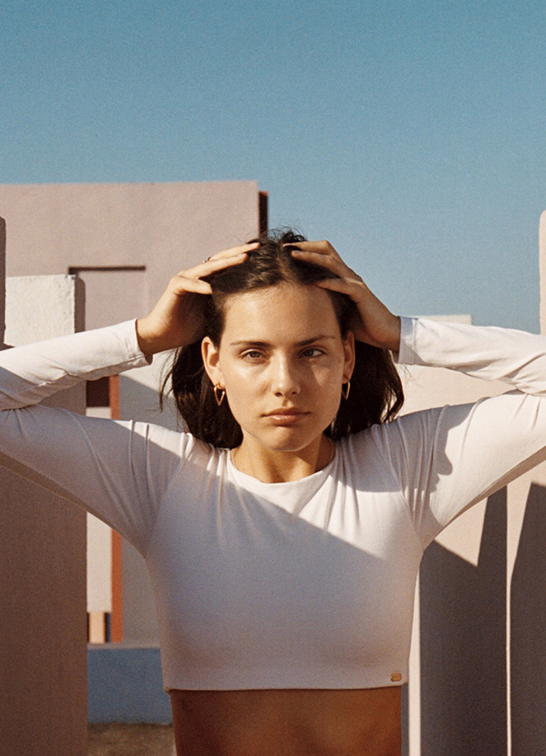 QUINN LONG SLEEVE CROP TOP by  on curated-crowd.com