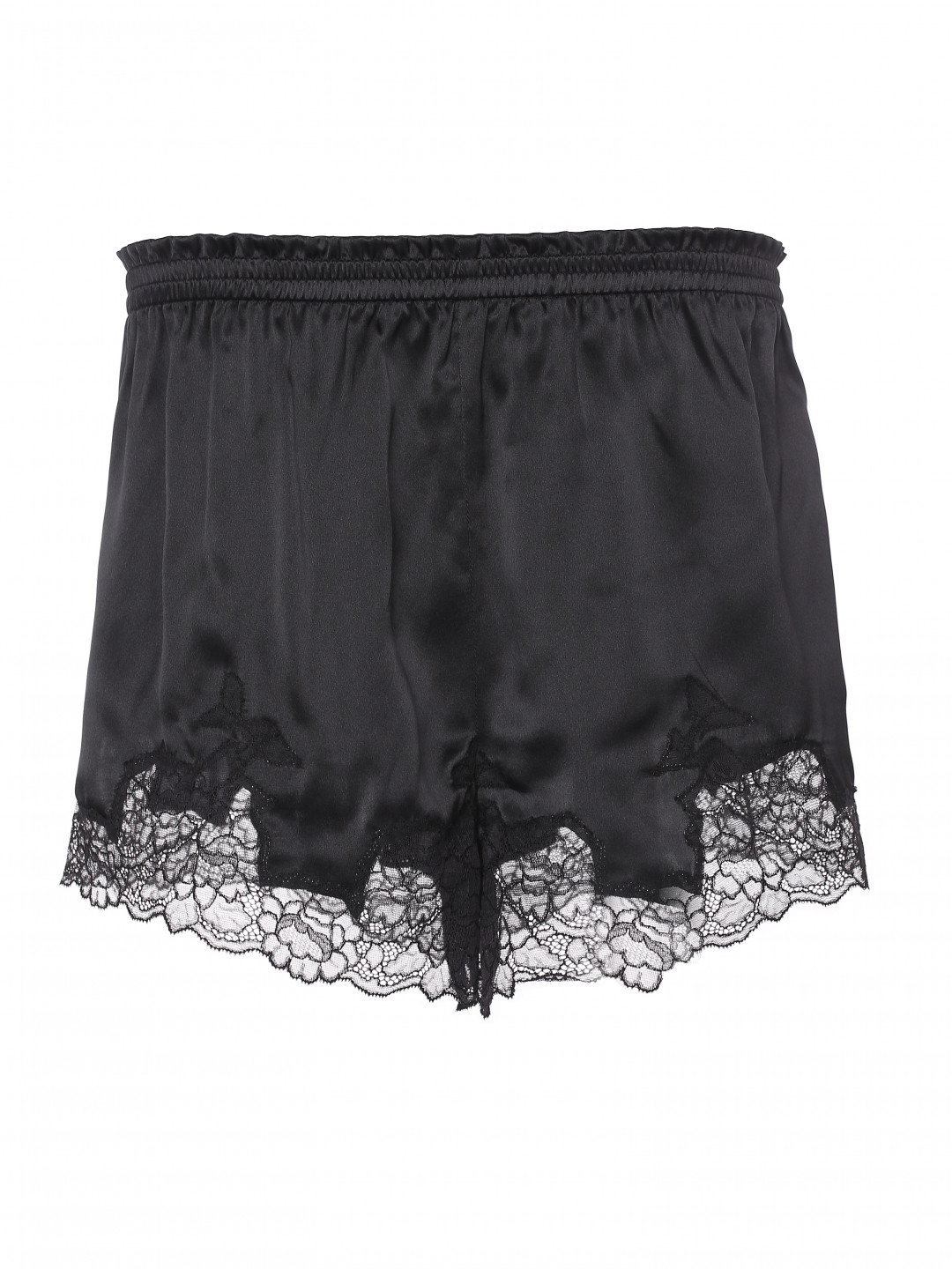 Silk & Lace Shorts by  on curated-crowd.com