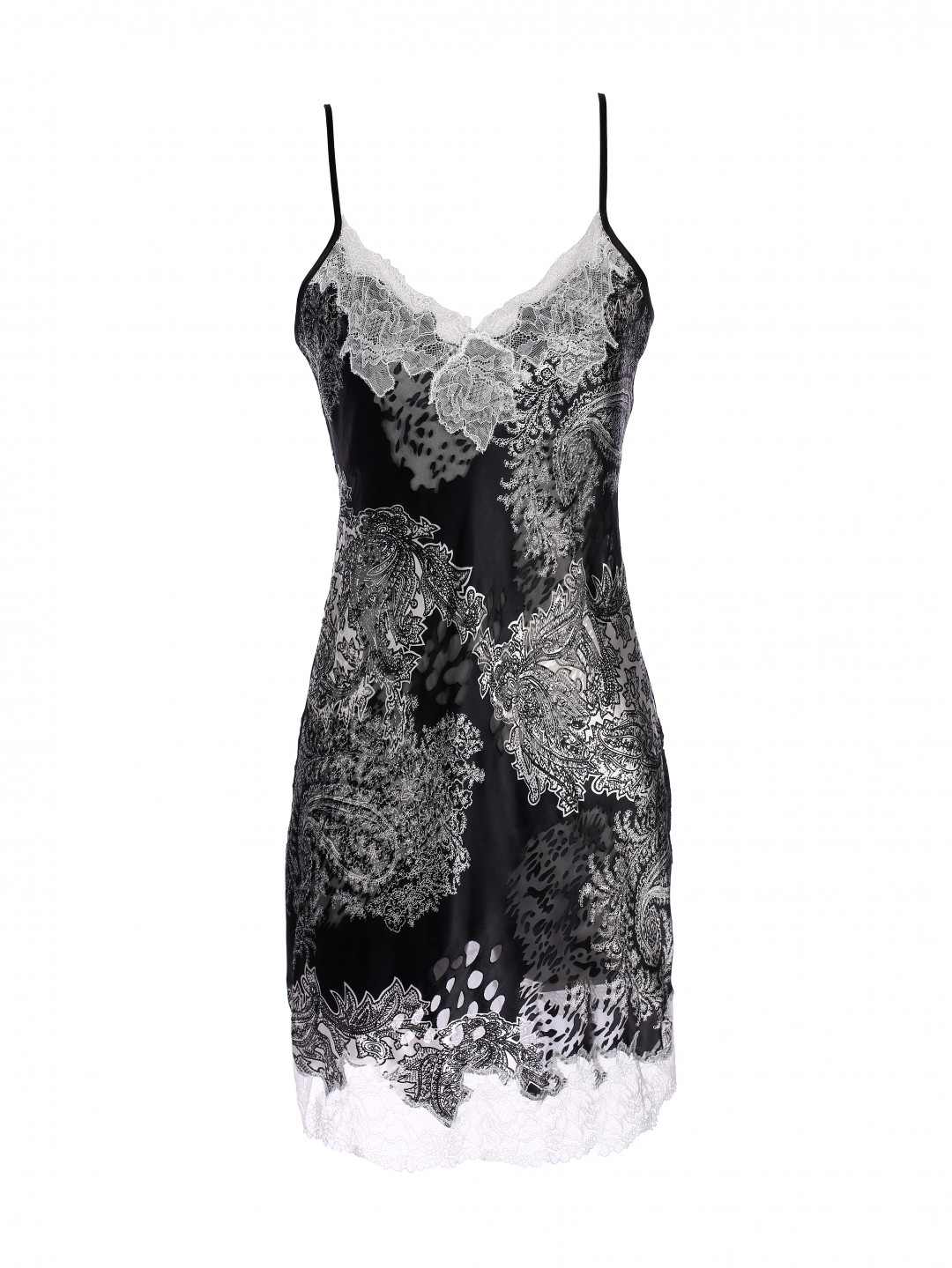 Silk & Lace Royal Babydoll by  on curated-crowd.com