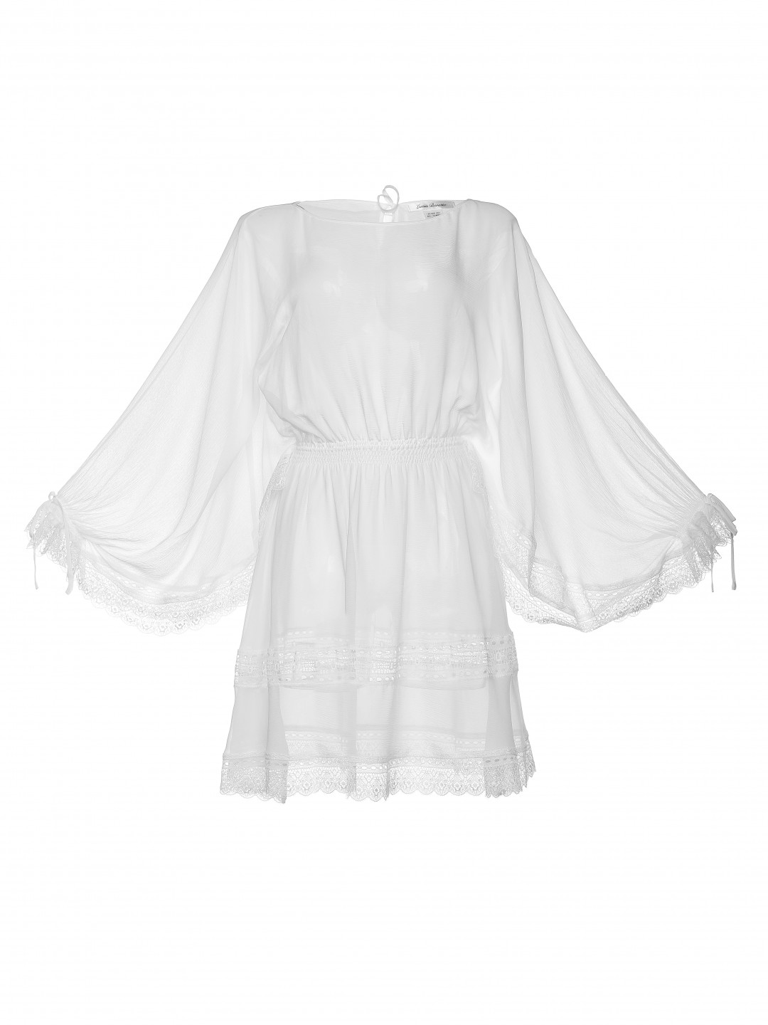 Silk & Lace Tunic by  on curated-crowd.com