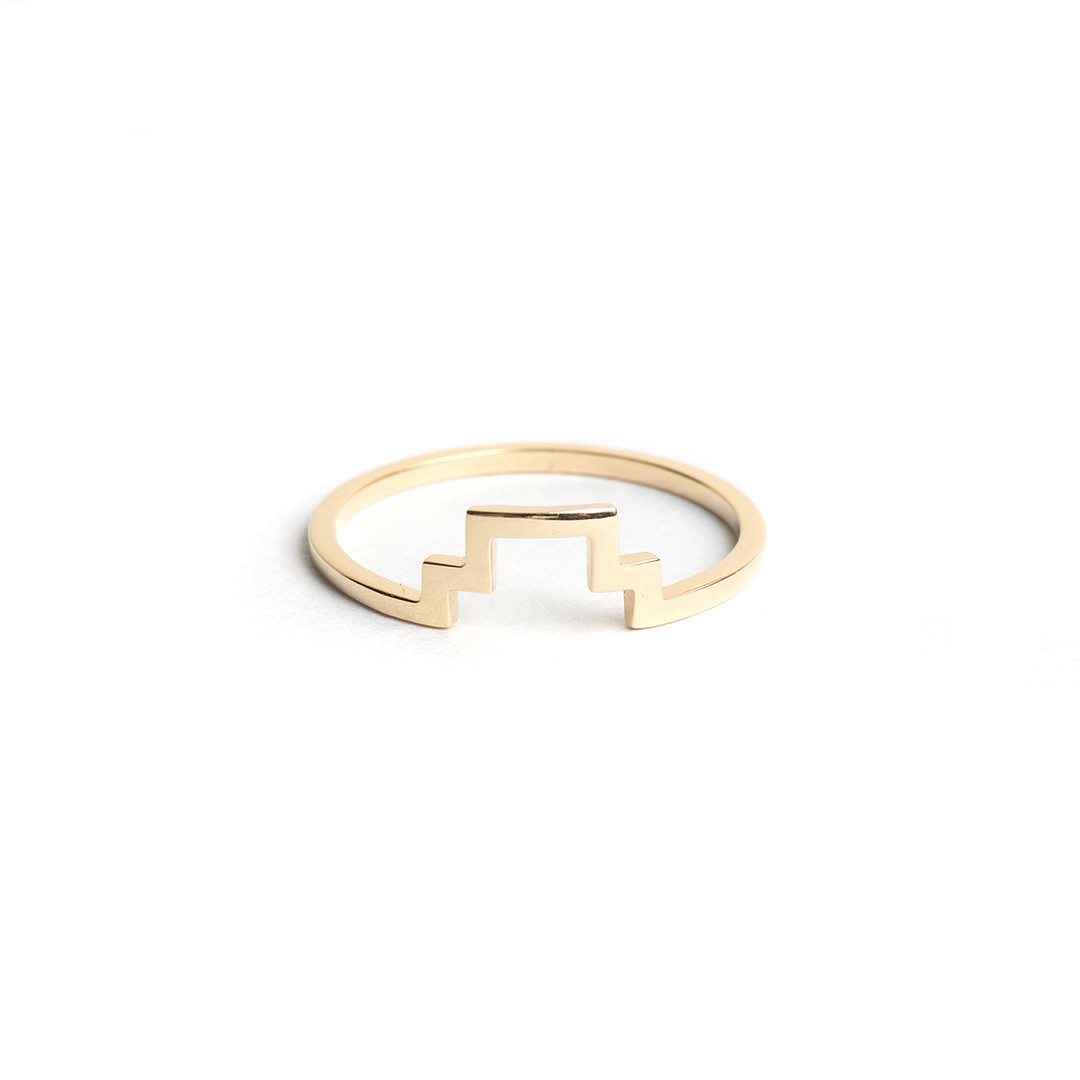 Line Ring by The Straits Finery on curated-crowd.com