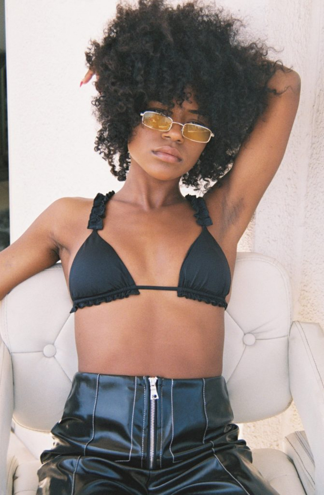The Persephone Top - Black by  on curated-crowd.com