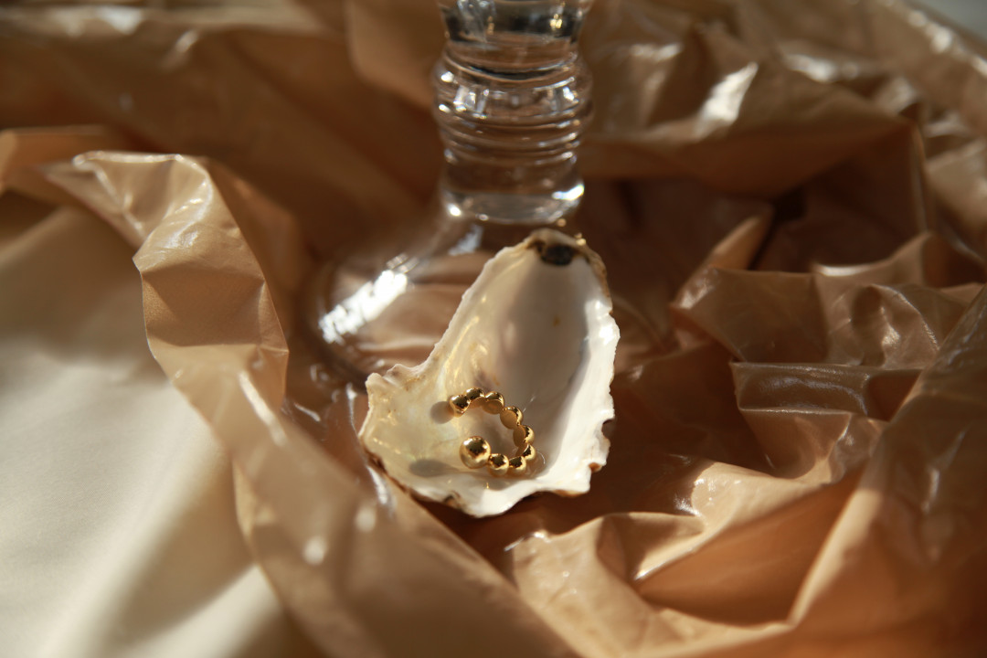 Gold Bead Ring by  on curated-crowd.com