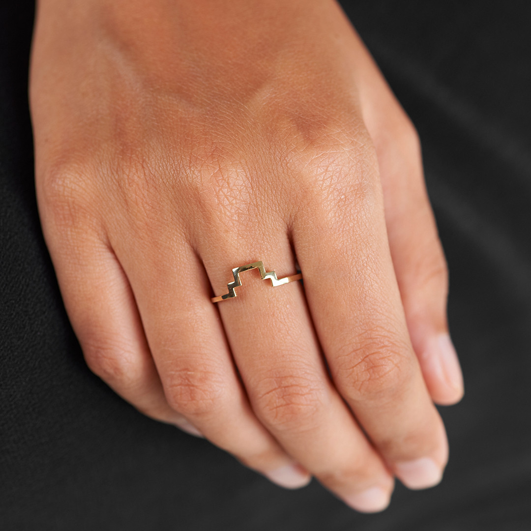 Line Ring by The Straits Finery on curated-crowd.com