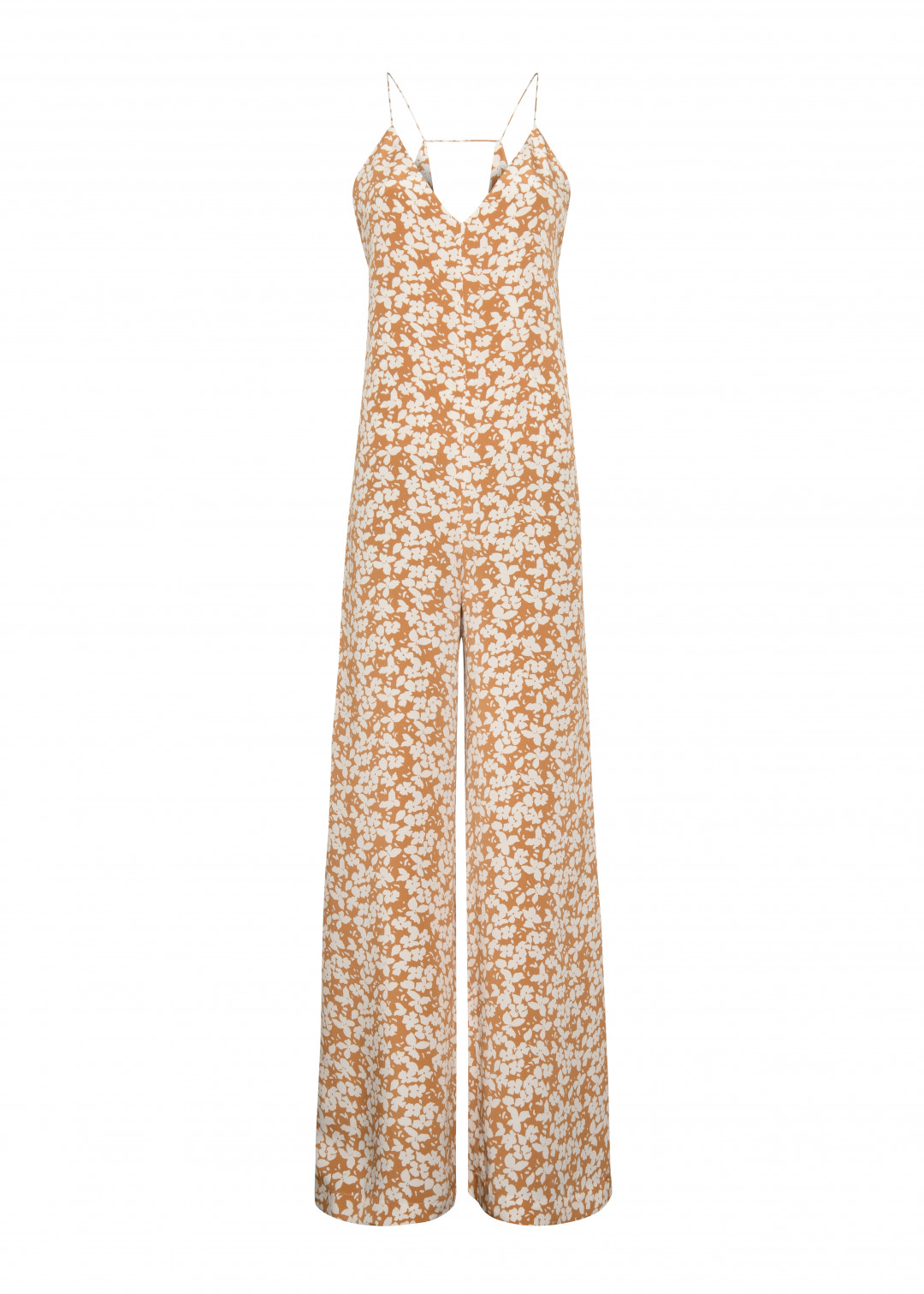 Fleurette Jumpsuit - Tangerine by  on curated-crowd.com