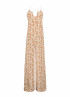 Fleurette Jumpsuit - Tangerine by Podeny on curated-crowd.com