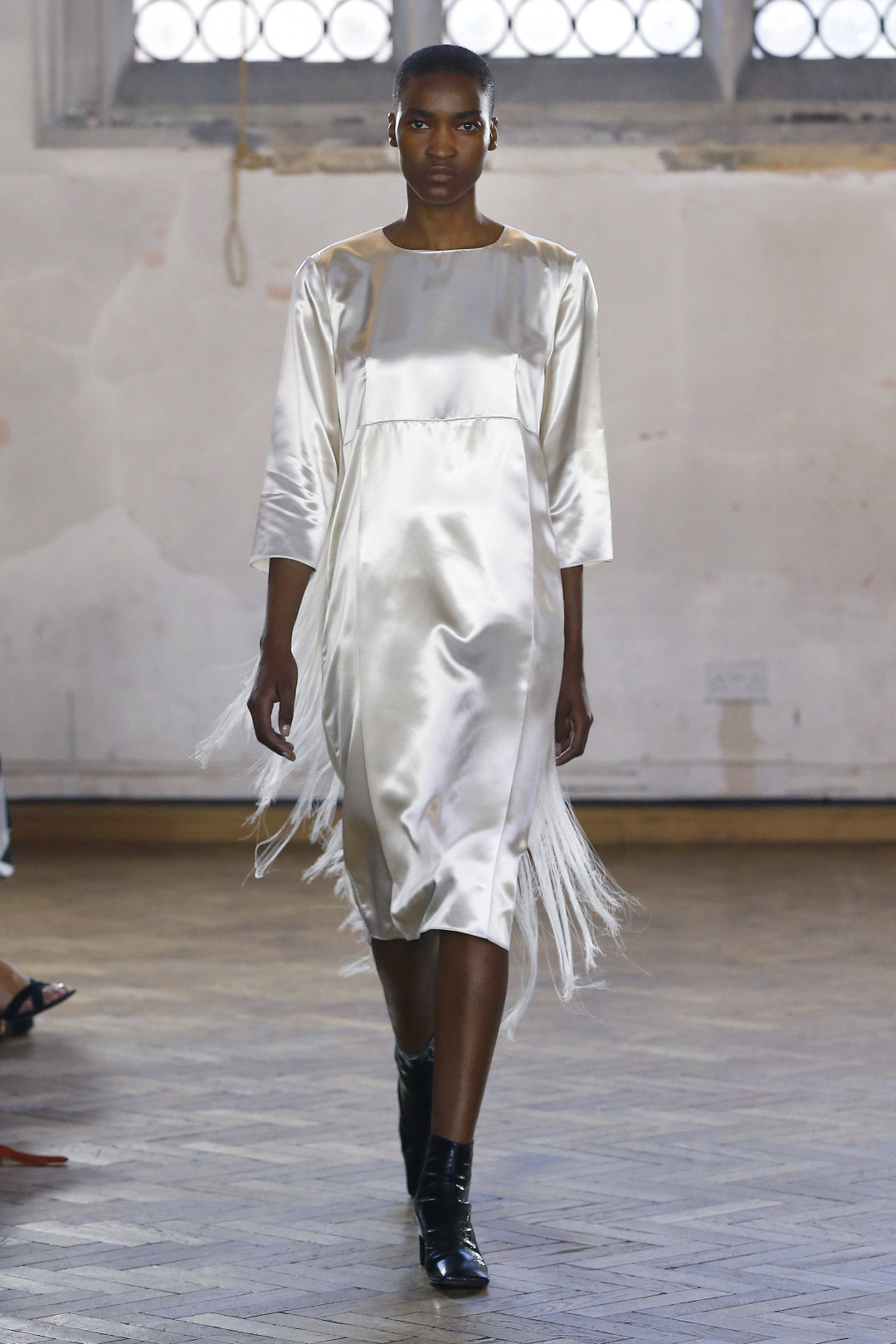 Fringed Seam Dress by  on curated-crowd.com