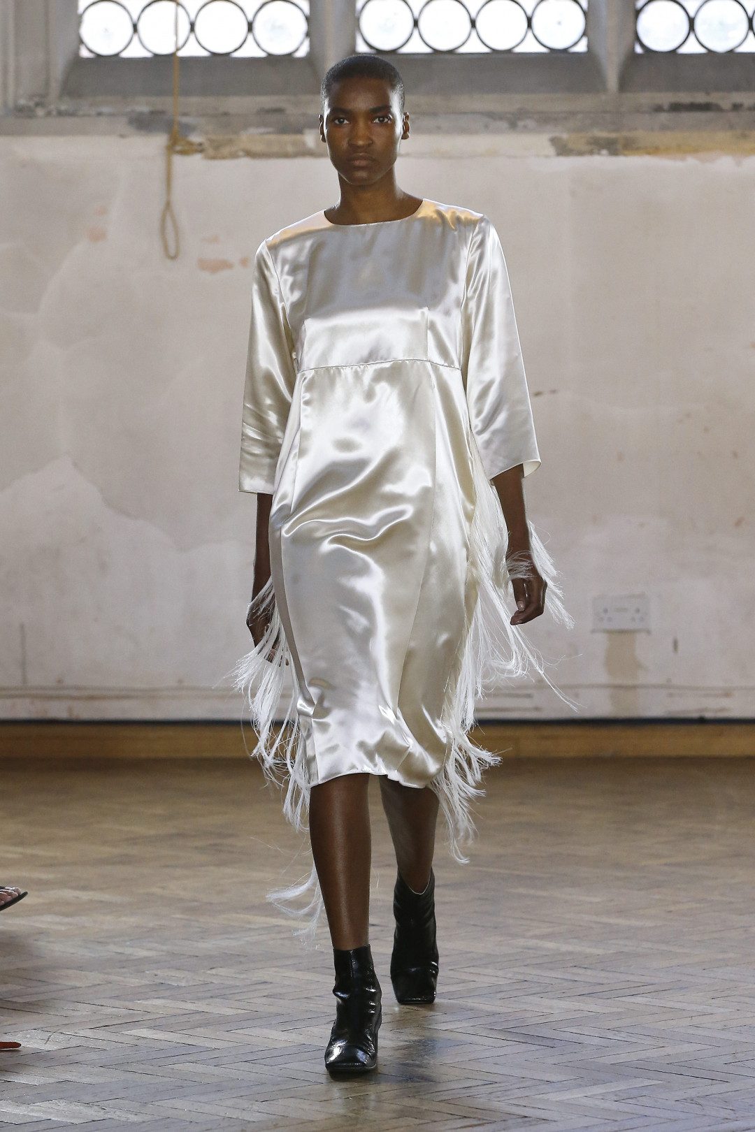 Fringed Seam Dress by  on curated-crowd.com