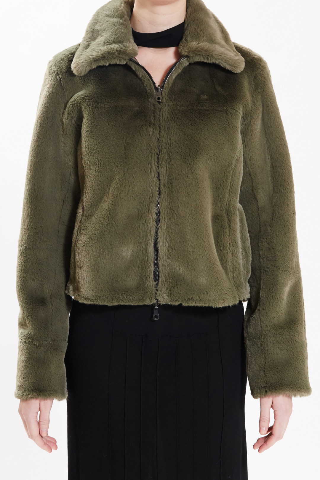 Audrey - Olive/Chevron by  on curated-crowd.com