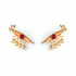 Ruby Eye Luxury Earrings by Sonia Petroff on curated-crowd.com