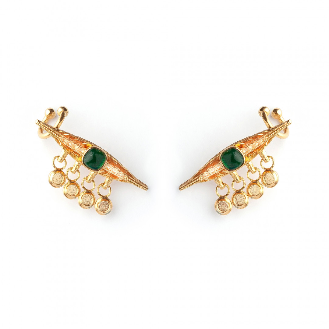 Emerald Eye Luxury Earrings by  on curated-crowd.com